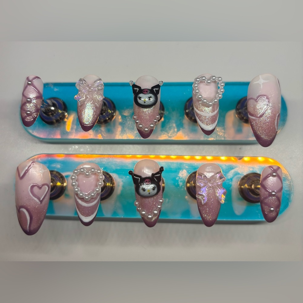 Kuromi press ons